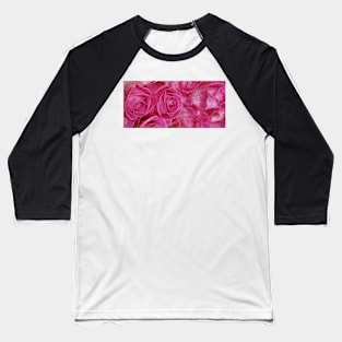 bouquet of amazing rose floral fantasy in pink colours Baseball T-Shirt